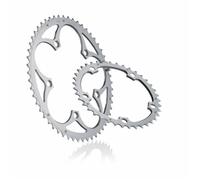 Autre pièce détachée vélo Miche Plateau route 5bra 50dts d.130 exterieur argent alu type shimano 9-10v.
