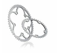 Miche Supertype Exterior 5b Shimano 130 Bcd Chainring Argenté 51t Silver