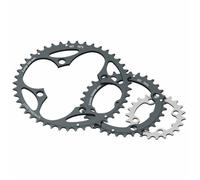 Plateau Extérieur Stronglight 9v 104/64 Bcd 46t - Noir/Blanc/Gris - Tu Multicolore