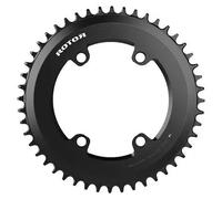 Plateau externe oval Rotor Q-Rings BCD110x4 Aero 52T(36) Noir