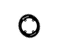Rotor Q Ring Shimano Grx 110 Bcd Oval Chainring Noir 46t Outer Black
