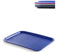 Plateau Fast Food en polypropylène 35 x 45 cm - Bleu