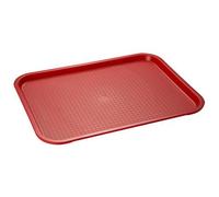 Plateau FAST FOOD, (L)450 x (P)355 mm, rouge