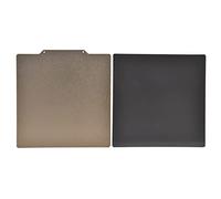 Plateau Flexible en Acier with Surface PEI 2 Faces 220x220mm pour Imprimantes 3D - 3 Pro, 3 V2 - Forte Adhérence, Double Surface Texturée et Lisse, Installation Facile (235×235)