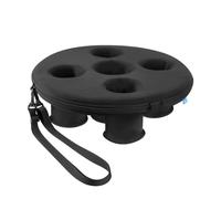 Plateau flottant gonflable pour boissons - Porte-gobelet flottant, organisateur pour piscine | table porte-gobelets flottante avec 5 compartiments, porte-gobelets pour fêtes d'été, détente