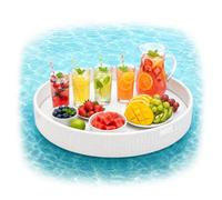Plateau Flottant Relaxdays, Blanc