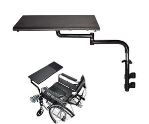 Plateau For Genoux En Fauteuil Roulant, Bureau For Ordinateur Portable En Fauteuil Roulant Pouvant Être Levé, Tourné Et Plié, Distance Et Hauteur Réglables For Les Repas Des Enfants/personnes