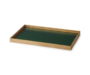 Plateau Frame Entre Chêne/ Vert