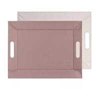 Plateau FreeForm 45 x 35 Rose poudré/Crème