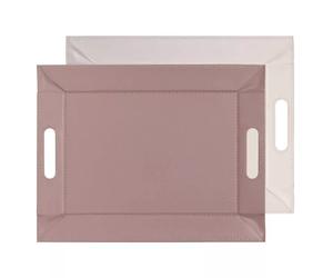 Plateau FreeForm 45 x 35 Rose poudré/Crème