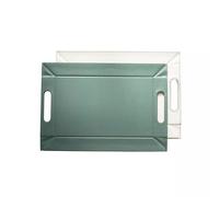 Plateau FreeForm 45 x 35 Vert Celadon / Blanc