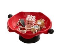 Plateau Fruit Avec égouttoir pour un service élégant | Plateau de présentation décoratif Pour , gâteaux, desserts, cuisine, salon, chambre, salle de bain
