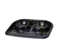 Plateau gamelle pour chien Nobby Pet Butler Noir TU