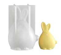 Plateau géométrique en forme de lapin - Moule en silicone, forme créative multifonction, texture facile à démouler | Faites des chocolats en résine, des figurines, des festivals, des réunions de