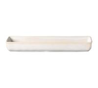 Plateau grand rectangulaire Costa Nova (x6) Blanc 36,5x8,7x4,8 cm