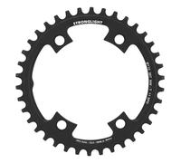 Plateau gravel 4 branches Stronglight Shimano Ultegra 6800 Ct2 38Dts Mono Shimano Dura-Ace 9000 - 105 5800 11V. Noir