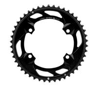 PLATEAU GRAVEL 4BRA D.110 POUR SHIMANO GRX DOUBLE RX610 ORIGINE 46DTS 12V. NOIR