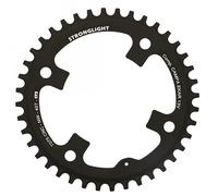 PLATEAU GRAVEL MONO DIAM 123 40DTS ALU 7075 NOIR 4 BRAN. STRONG COMP. CAMPA