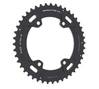 Plateau gravel double diam 110 exter 44dts noir x110 grx600/810 (comp.shim. 4