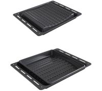 Haier Plaque 2IN1 pour fours - Produit multifonction pour barbecue et cuisson à vapeur avec design concave/convexe unique, pour étendre vos options de cuisson, 32 x 37,6 cm.
