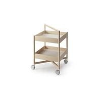 Plateau Haut à Roulettes Nikari Taso, Chêne/champignon