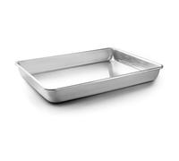 Plateau haut en aluminium Lacor Master Argenté 45x33x5 cm