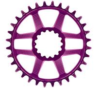 Plateau Helix R Guidering - Direct Mount - 28T - 52/55mm Flip Flop - compatible 11/12v - Eggplant