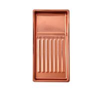 Plateau industriel en acier inoxydable épais pour outils de salon et rangement efficace des ongles épais