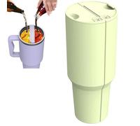 Plateau intérieur de tasse pour accessoires de tasse Stanley, plateau intérieur 2 en 1 pour tasse Stanley 1,2 l, doublures de tasse en silicone pour Stanley, manchons à double compartiment de qualité
