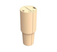 Plateau intérieur en silicone pour gobelet Stanley de 1,2 l, séparateur 2 en 1 pour boissons chaudes et froides, double compartiment, doublure réutilisable de qualité alimentaire pour boissons