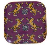 Plateau Jasper carré en métal Amadeus