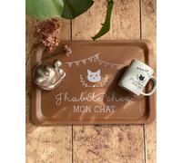 Plateau kraft recyclé gm chez mon chat