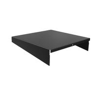 Plateau Latéral de Tatouage Professionnel en Plastique Noir pour Atelier | Surface Antidérapante, Bords Micro-incurvés, Montage Latéral, Support Stable pour Bras