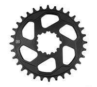 Plateau Léger 32T Alliage Alu pour VTT et Route | pour denture positive-négative, empêche la pour chute de pour chaîne, sécurité accrue, terrain technique