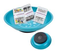 Plateau magnétique en Acier Inoxydable - Bol Rond pour Petites pièces | Vis d'organisateurs universels, écrous, boulons, Fournitures de, Stockage d'outils, Atelier de conteneurs Durable, garag