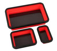 Plateau magnétique - Plateau magnétique pour vis de 13,5 cm, plateaux magnétiques pour mécaniques, 3 plateaux de différentes tailles pour mécaniques, ensemble enrichi par une - plateaux pour outils