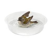 Plateau mangeoire pour Oiseaux | Bol Nourriture Rond,Bol de Rechange pour Eau - pour pinsons, inséparables, Jardin, Parc, Cour, terrasse, extérieur, Deck, Balcon, clôture