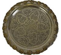 Plateau marocain oriental Plateau de service Plateau à thé travail manuel antique -petit-, motif 3