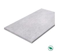 Plateau mélaminé béton 1200 x 800 x 18 mm - PEFC 75% FORESTEA Dimensions : 1200 mm x 800 mm x 18 mm