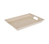 PLATEAU MÉLAMINE RECTANGLE 46.4X34.2X5CM BEIGE