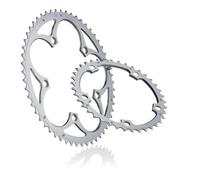 Plateau route 5bra d.130 miche 50dts exterieur type shimano argent 9-10v. (offre