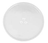 Plateau micro onde 24,5 cm en verre plateau micro onde universel Plateau-tournant en verre en forme de Y pour micro-ondes avec 3 points de fixation aux micro-ondes avec supports circulaires16-19cm