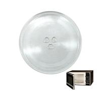 Plateau Micro Onde, Assiette Tournante En Verre Type Y, Microwave Plate, Plateau Tournant De Rechange, Turntable Verre Micro-Ondes Avec 3 Picots, Compatible Avec Four À Micro-Ondes Avec Support Rond