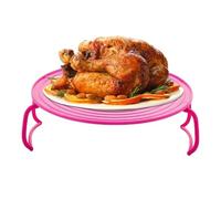 Plateau Micro-ondes - ABS, 23.5cm Plateau Pliable Gain De Place | Résistant À La Chaleur Garde-Éclaboussures Multifonction Cuisine, Cuisson Maison, Réchauffage, Préparation Repas, Économie Énergie