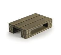 Plateau mini-palette service alimentaire Lacor Marron 13x8x3 cm