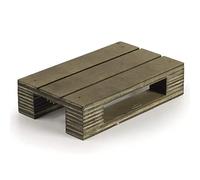 Plateau mini-palette service alimentaire Lacor Marron 20x12x3 cm