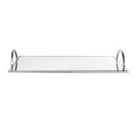 Plateau Miroir Argenté 35x20cm - DEXA