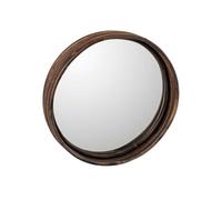 Miroir de décoration GENERIQUE Plateau & Miroir Design Rond & Rotin 30cm Marron