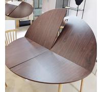 Plateau mobile en bois massif,Table de banquet de restauration sans pieds,Grand plateau rond pliable uniquement,Le plateau de table rond en bois de 120 cm à 200 cm de diamètre permet d'économiser de l