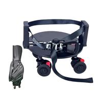 Plateau Mobile pour Sac de Golf Support équipement avec Roue pivotante 360°